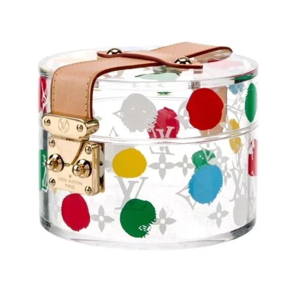 🎨Louis Vuitton x Yayoi Kusama🎨Painted Dots Scott Box - Picture 1 of 17